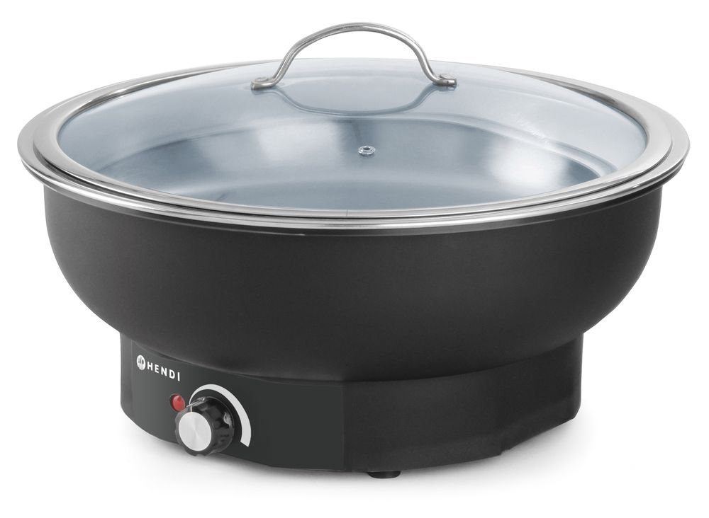 Chafing dish elettrico Tesino, 6,8L, 230V/500W, ⌀405x(H)240mm