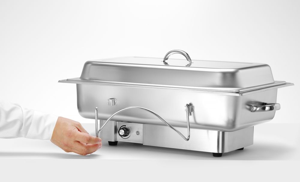 Chafing dish elettrico Pollina, 9L, 230V/850W, 610x450x(H)278mm