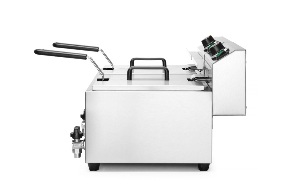 Friggitrice Profi Line con rubinetti di scarico - 2 x 8 l
