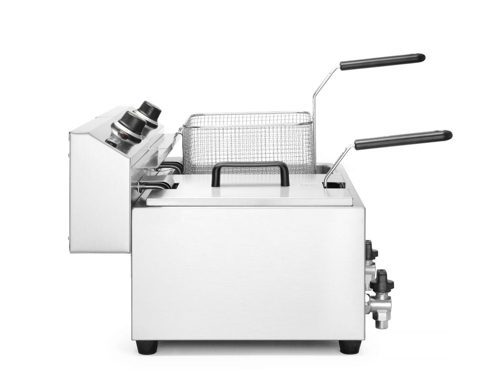 Friggitrice Profi Line con rubinetti di scarico - 2 x 8 l
