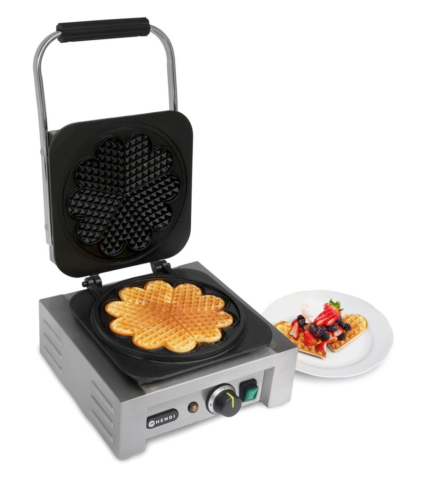 Piastra per waffle cuore