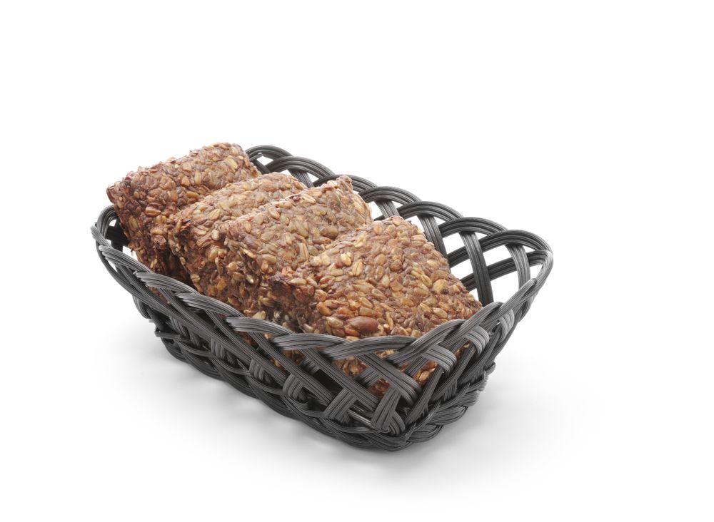 Cestini con lati intrecciati