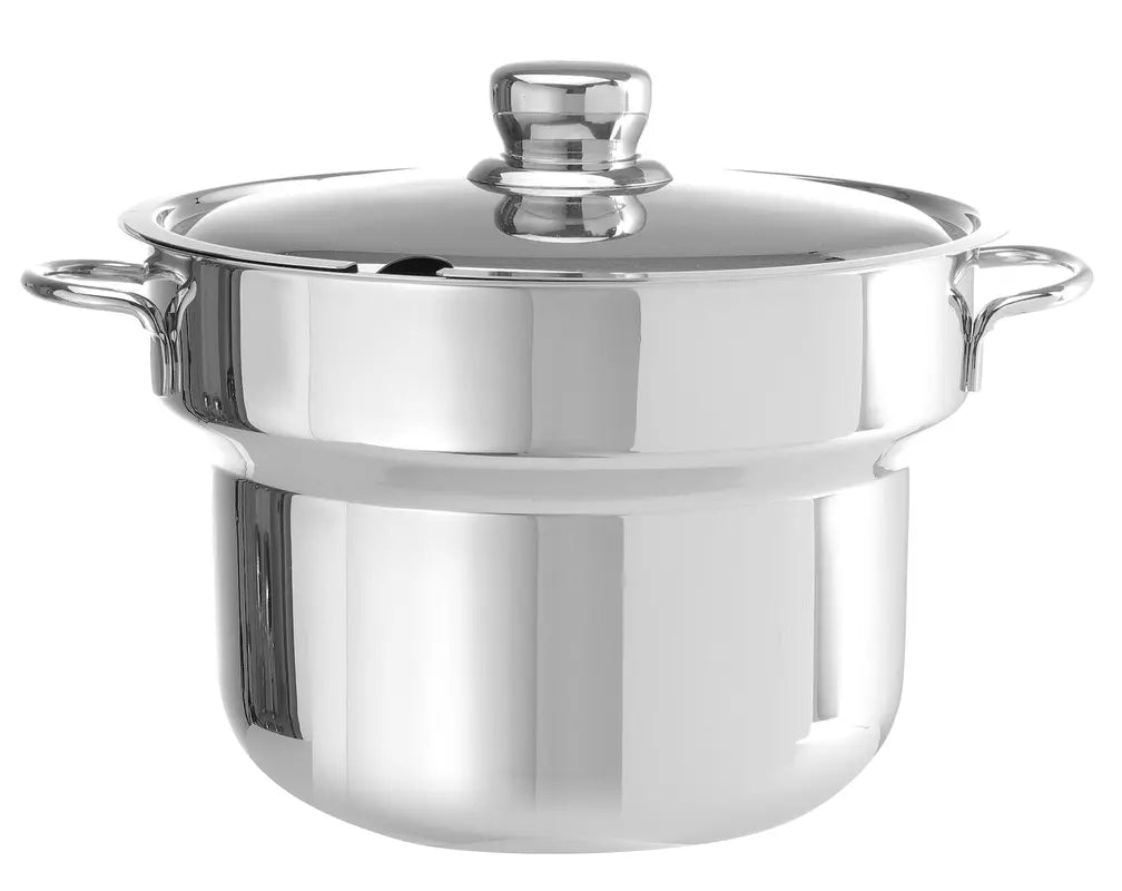 Chafing dish da zuppa finitura a specchio, 10L, ø420x(H)380mm