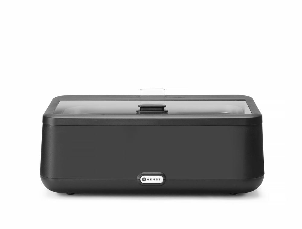 Chafing dish HENDI UNIQ, designed by Robert Bronwasser, Nero, 220-240V/700W, 607x402x(H)245mm