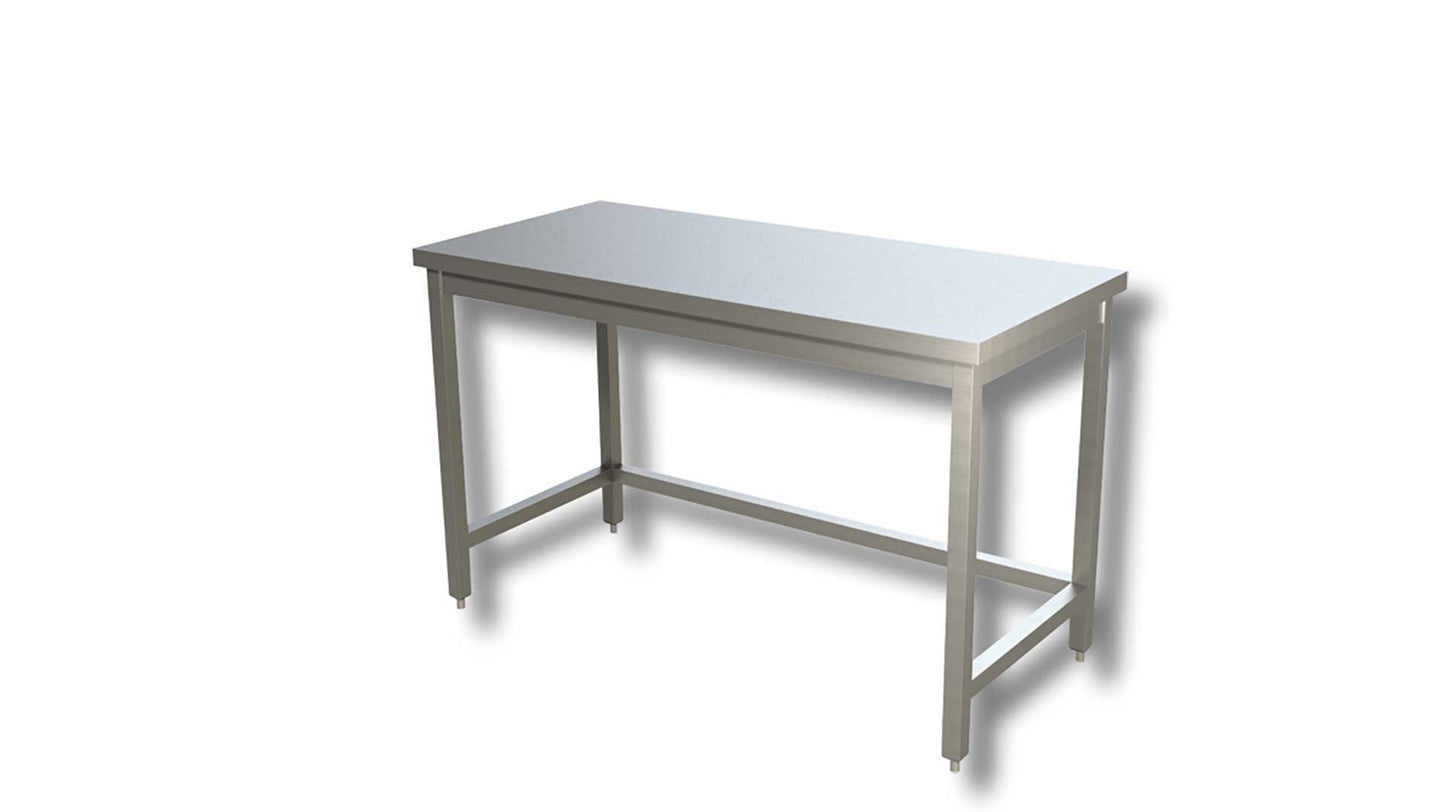 TAVOLI SU GAMBE CON RIPIANO PROF. 60