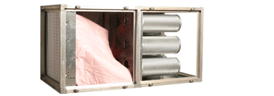 GRUPPO FILTRAZIONE CARBONI ATTIVI 1500 MCH PREFILTRO,FILTRO A TASCHE E FILTRI CARBONI