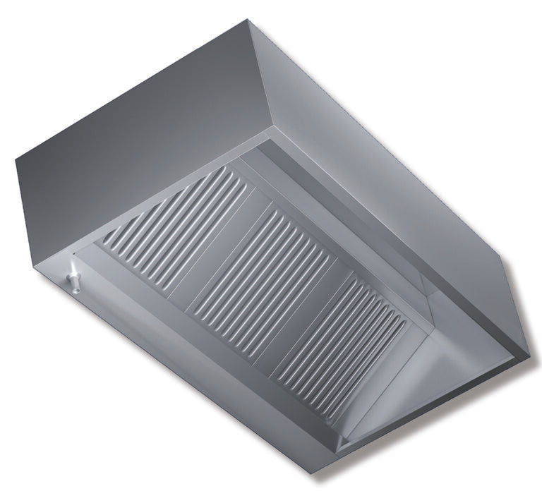 Cappa Aspirante Professionale Kubica 140x90x45 cm - Parete
