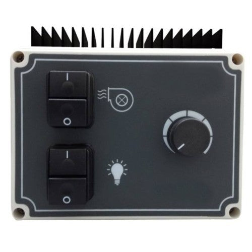 Variatore regolatore velocita manuale cappa aspirazione cucina ristorante motore + luci 8A