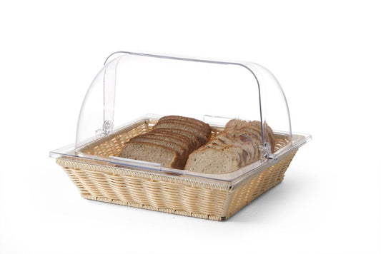 Cestino con coperchio roll top