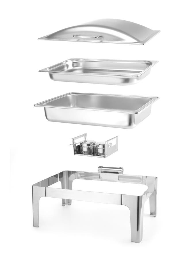 Chafing dish GN 1/1 finitura satinata, Profi Line, 9L, 570x430x(H)290mm