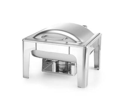 Chafing dish GN 1/2 finitura satinata, 4L, 365x370x(H)280mm