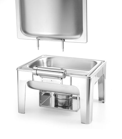 Chafing dish GN 1/2 finitura satinata, 4L, 365x370x(H)280mm