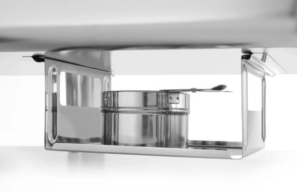 Chafing dish GN 2/3 finitura satinata, 6L, 395x430x(H)290mm