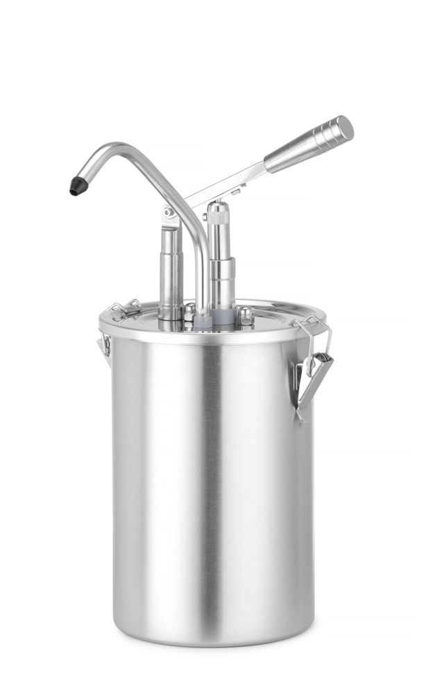 Contenitore per salsa in acciaio inossidabile con dispenser