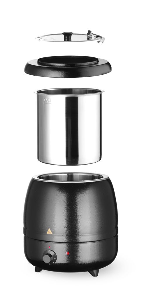 Bollitore per zuppe, 8L, Nero, 230V/400W, ⌀330x(H)363mm