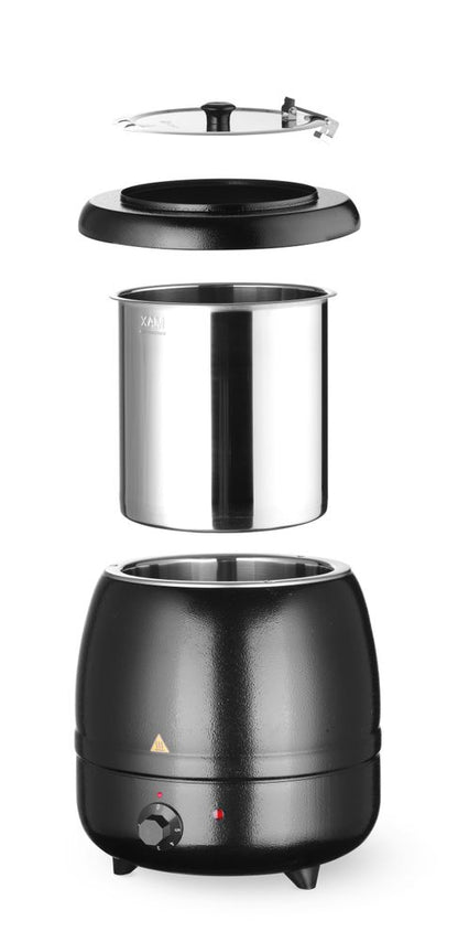Bollitore per zuppe, 8L, Nero, 230V/400W, ⌀330x(H)363mm
