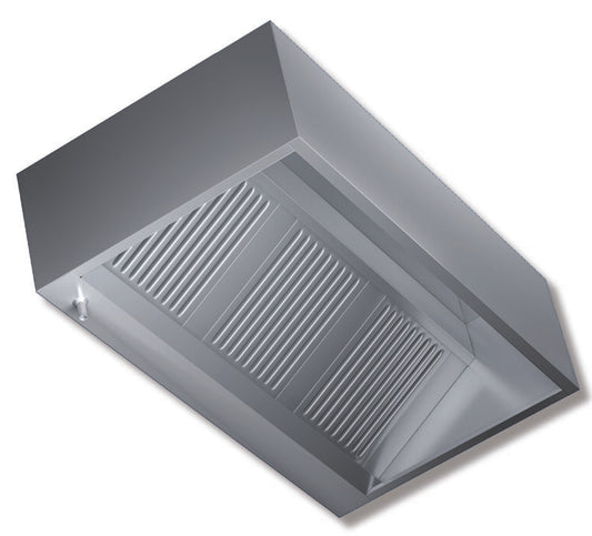 Cappa Aspirante Professionale Kubica 120x90x45 cm - Parete