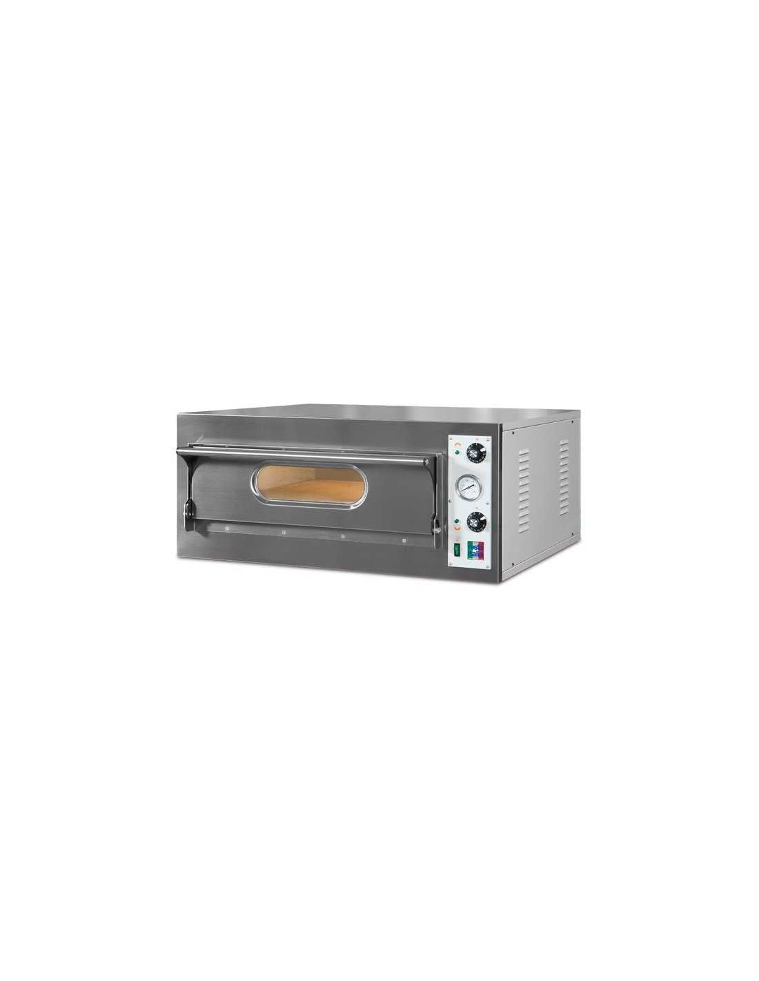 Forno Pizza Elettrico Professionale 1 Camera - Temp. 50-400°C - Pizza Ø 33 cm